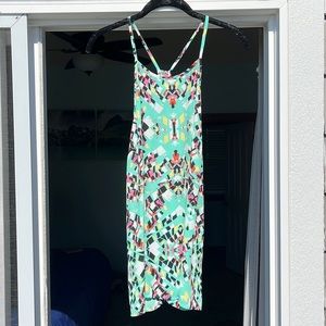 Multicolored racerback tank top. Condition: like new.